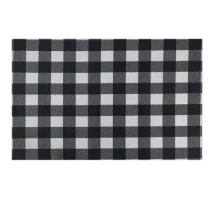 Evergreen Buffalo Check Layering Mat Black