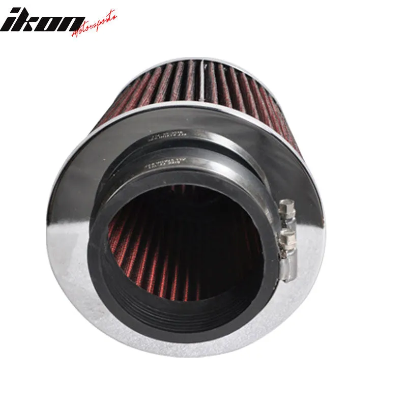 Fits 3.5in Race Cold Airintake Cone Filter Red 02-11 Lancer