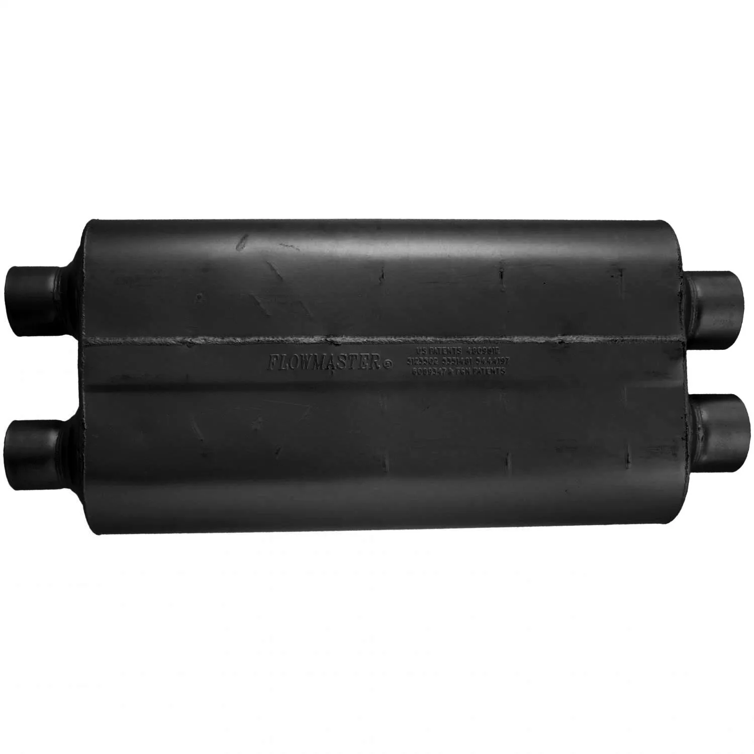 Flowmaster 50 Series Big Block Muffler - 3" Dual Inlet / 2.5" Dual Outlet