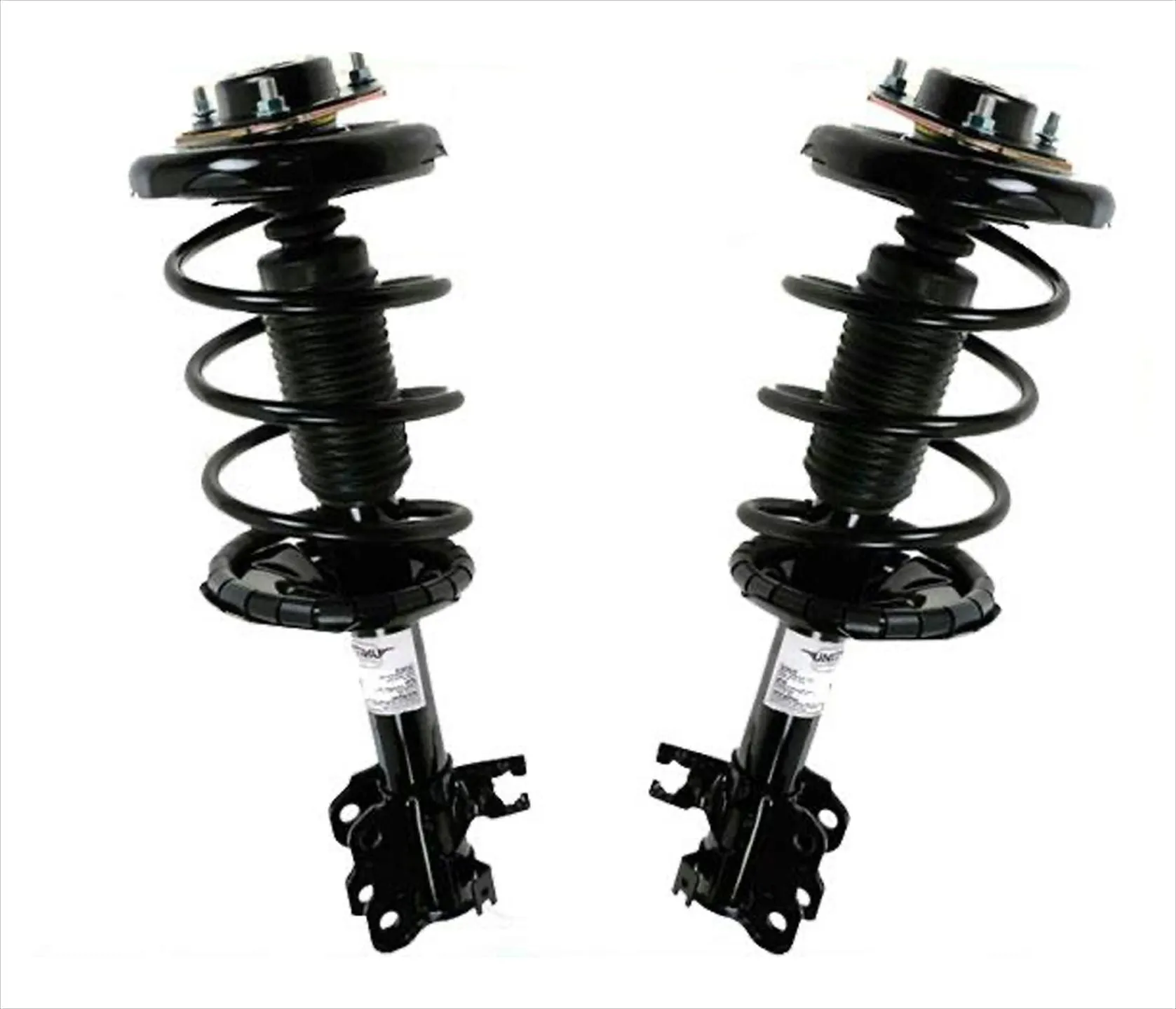 Front Coil Spring Struts W/ Upper Mounts For 02-03 Nissan Maxima Non Electronic