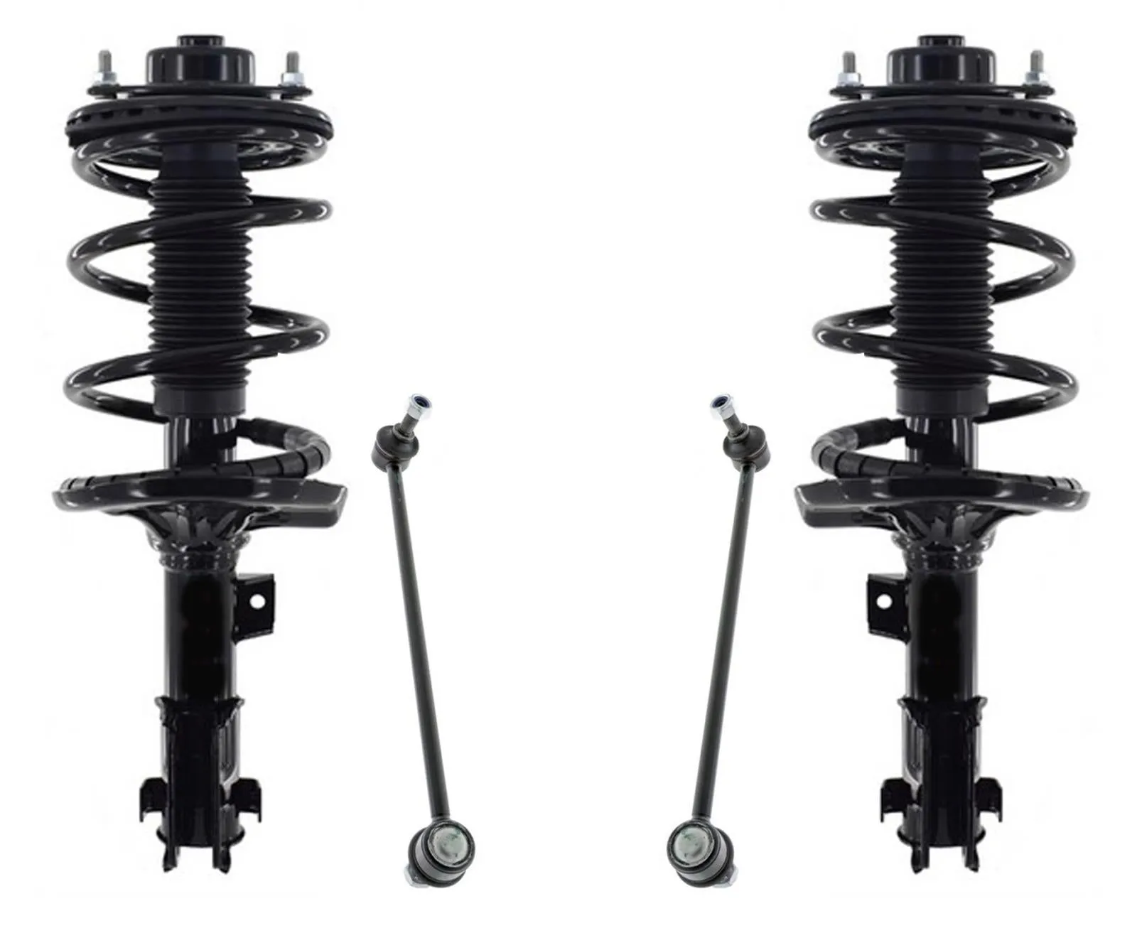 Front Complete Coil Spring Struts for Mitsubishi Galant 3.8L V6 Eng 2004-2009 4p