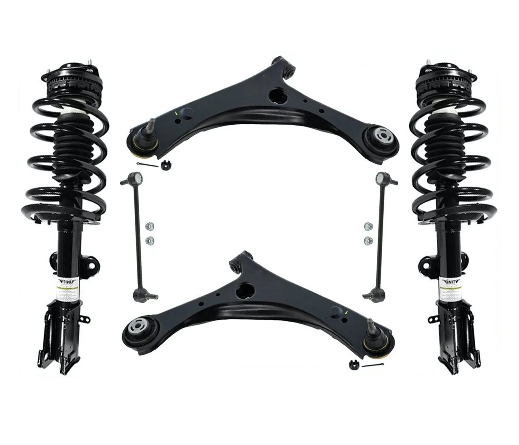 Front Complete Struts Control Arms & Links fits Chrysler Town & Country 11-16