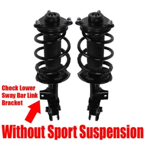 Front Struts for Hyundai Sonata 12-14 SE GLS GL with Lower Sway Bar Link Bracket