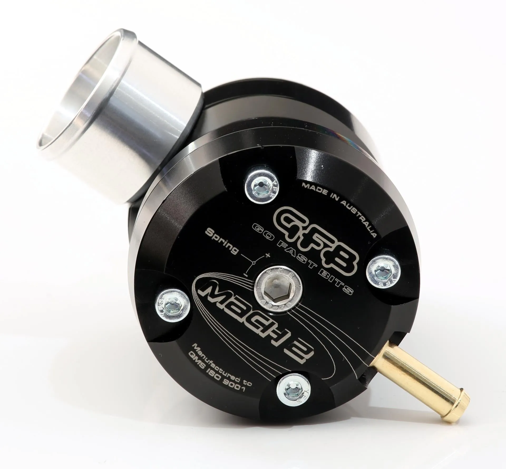 gfb T9135 MACH 2 TMS RECIRCULATING DIVERTER VALVE (35MM INLET, 30MM OUTLET - SUITS MY97-98 WRX/STI)