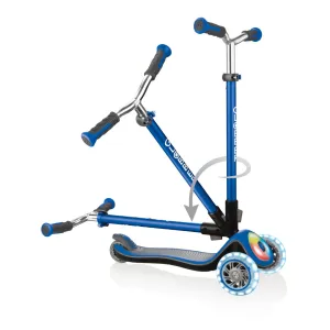 GLOBBER ELITE PRIME LIGHTS SCOOTER - NAVY BLUE