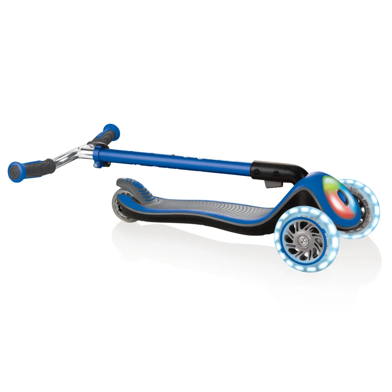 GLOBBER ELITE PRIME LIGHTS SCOOTER - NAVY BLUE
