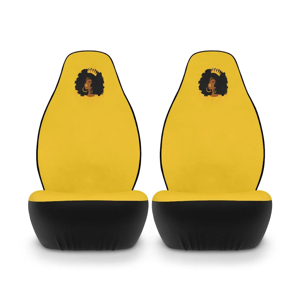 Golden Queen Gold Polyester Car Seat Covers
