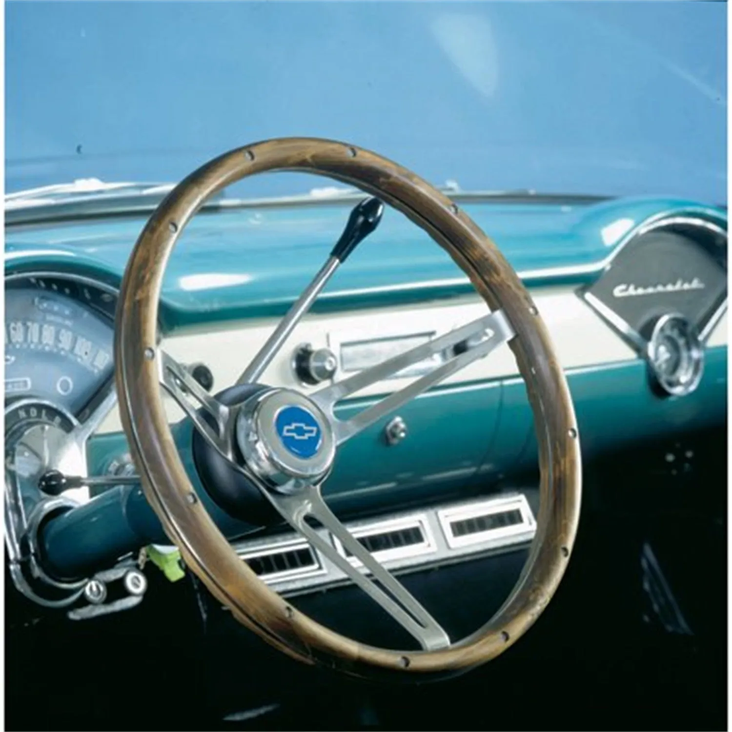 Grant Classic Nostalgia GM Steering Wheel - 15" - Walnut