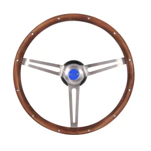 Grant Classic Nostalgia GM Steering Wheel - 15" - Walnut