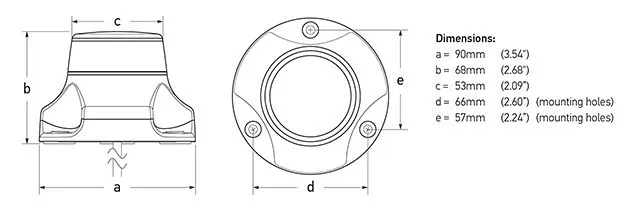 Hella Marine NaviLED 360 PRO All Round White Navigation Light - White Housing