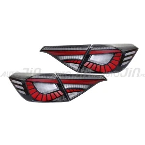 Honda Civic 2022-23 Snake Tail Light - Red & Smoke