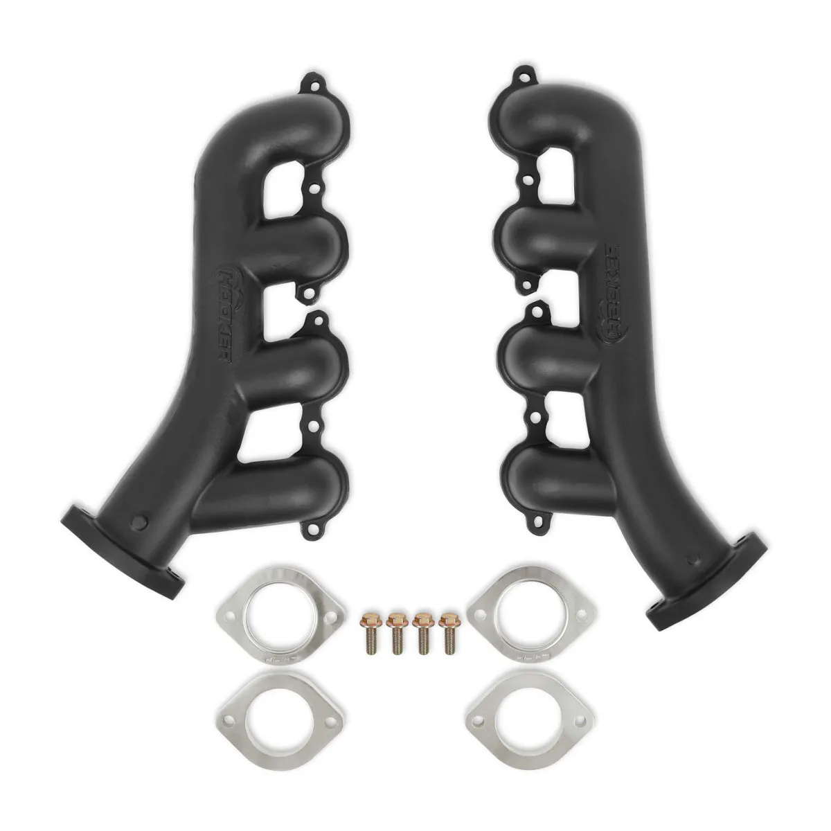 Hooker BlackHeart BlackHeart Exhaust Manifold - Black Ceramic-Coated - GM LS-Series (Pair)