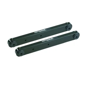 Hotchkis Rear Lower Rectangular Tubing Trailing Arm - Greasable - Polyurethane Bushing - Black Powder Coat - GM A-Body 1964-72 - Pair