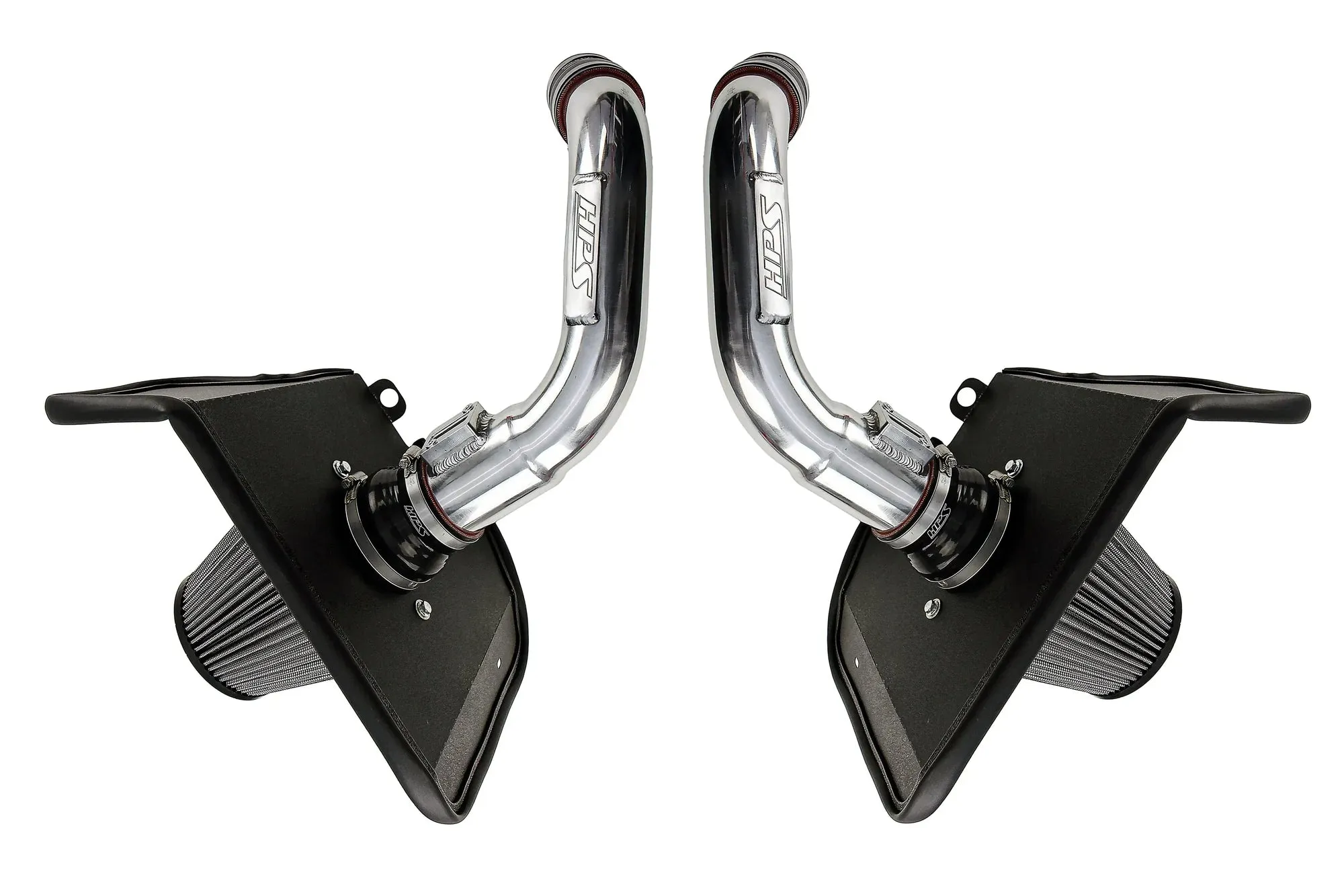 HPS Performance Air Intake Toyota Tundra 3.4L V6 Twin Turbo (2022-2024) Polished / Red / Black