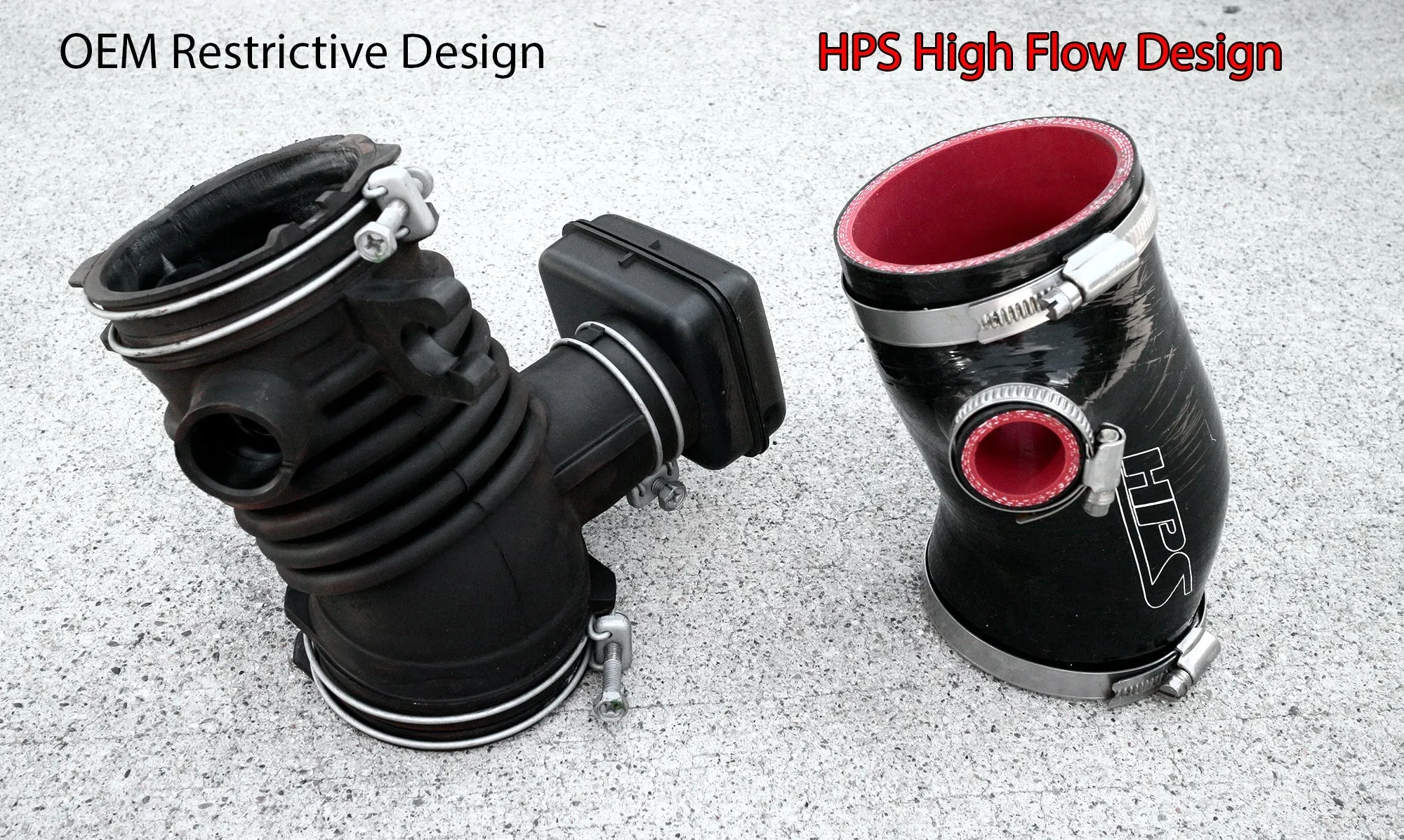 HPS Silicone Air Intake Hose Lexus RX350 3.5L V6 (2016-2022) Black or Red