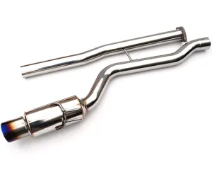 Invidia N1 Exhaust Mitsubishi Lancer EVO X/10 (08-15) Titanium Burnt Blue Tip