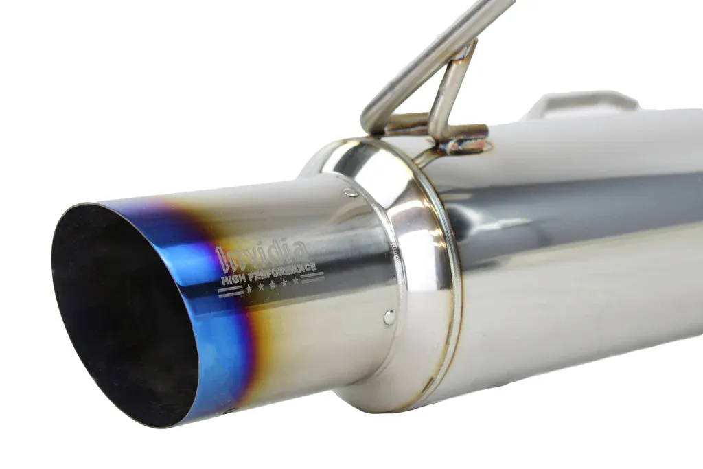 Invidia N1 Exhaust Subaru Legacy GT (2010-2012) Catback w/ Twin Outlet Single Layer Titanium Blue Tip