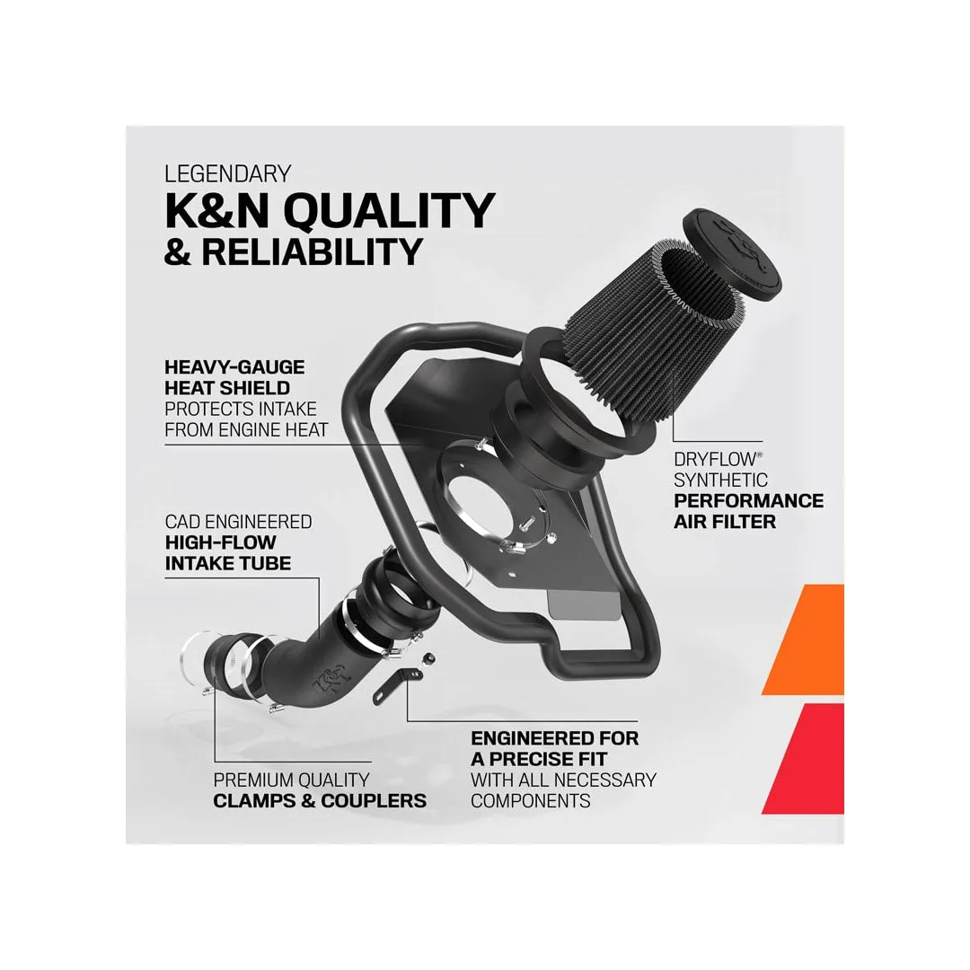 K&N Air Intake System Chevy Tahoe 5.3L V8 (09-13) 6.0L / 4.8L V8 (2009) [DRYFLOW Series] 30-3070