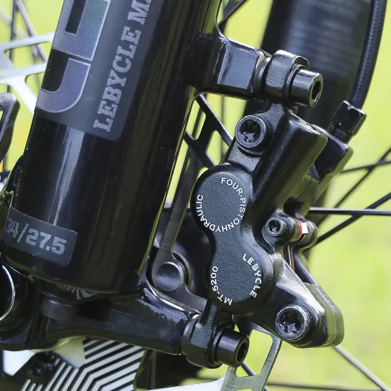 Lebycle MTB 4 Piston Hydraulic Disc Brake M840 With Metal Pad CNC Tech Mineral Oil For AM Enduro Bicycle E4 ZEE M8120