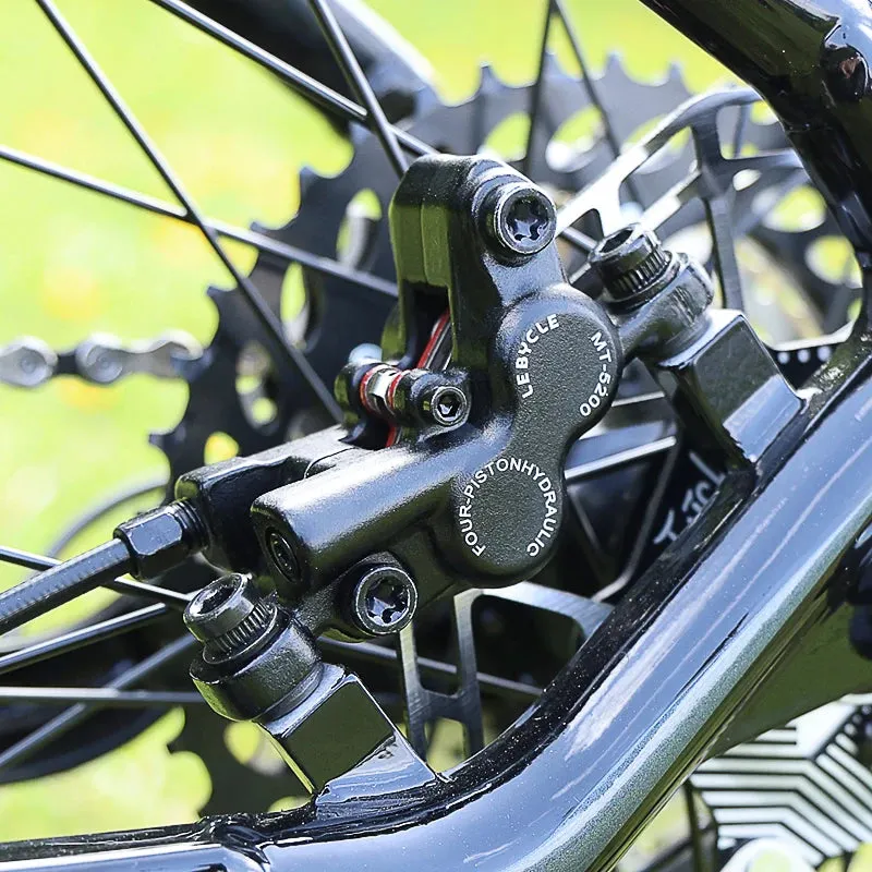 Lebycle MTB 4 Piston Hydraulic Disc Brake M840 With Metal Pad CNC Tech Mineral Oil For AM Enduro Bicycle E4 ZEE M8120