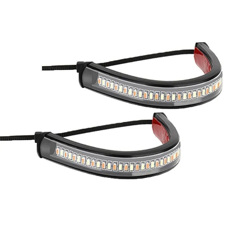 LED Motorcycle Turn Signal Lights: Stay Safe with Flashing Amber & White