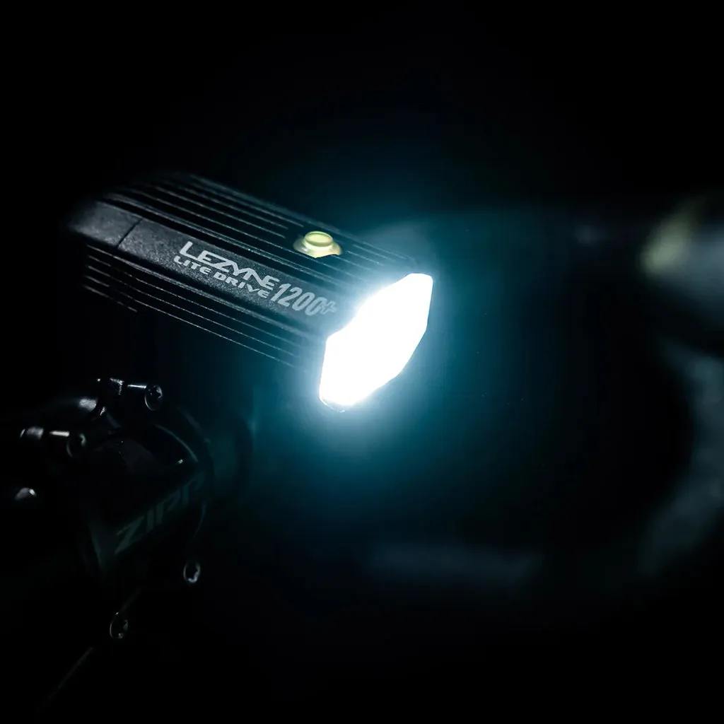 Lezyne Lite Drive 1200  Front Light 1200 Lumens - Black