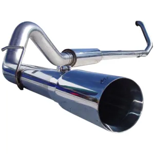 MBRP 4" Turbo Back, Single Side Exit, T304, 1998-2003 Ford Powerstroke 7.3L