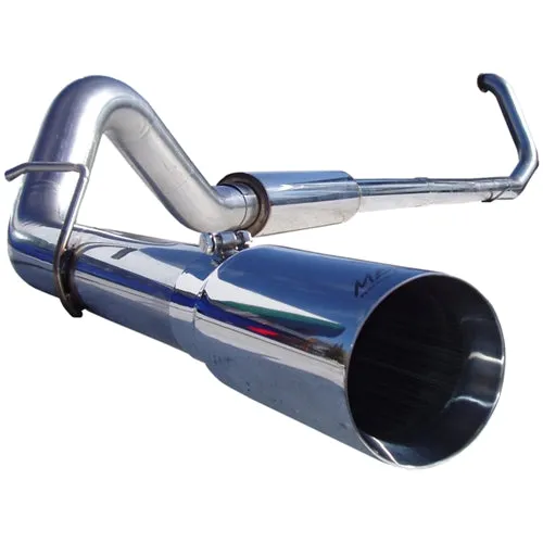 MBRP 4" Turbo Back, Single Side Exit, T304, 1998-2003 Ford Powerstroke 7.3L
