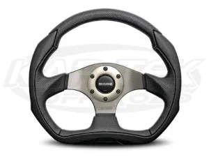 MOMO Eagle Steering Wheel 350mm Dia. Flat Dish Anthracite Finish