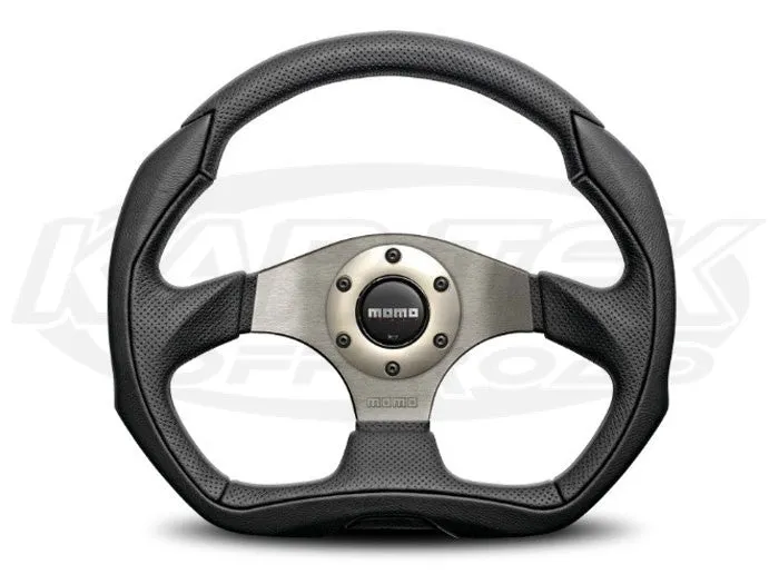 MOMO Eagle Steering Wheel 350mm Dia. Flat Dish Anthracite Finish