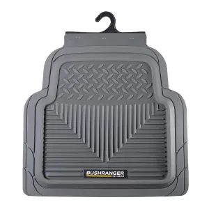 Mud Tamer Floor Mats | Rear | Grey | Bushranger