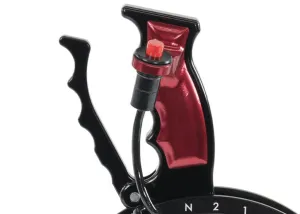 Operator Button Billet Grip Insert Set Red 16-144-06 (Button Not Included)