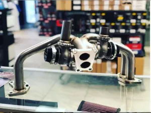 PLM Subaru WRX 2015  Equal Length EWG Header with Turbosmart WG40