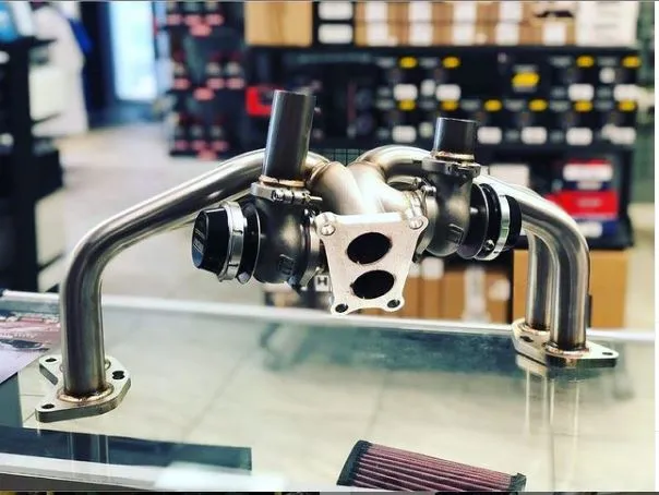 PLM Subaru WRX 2015  Equal Length EWG Header with Turbosmart WG40