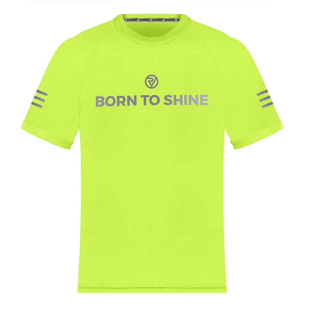 Proviz Mens Short Sleeve Top - Born to Shine