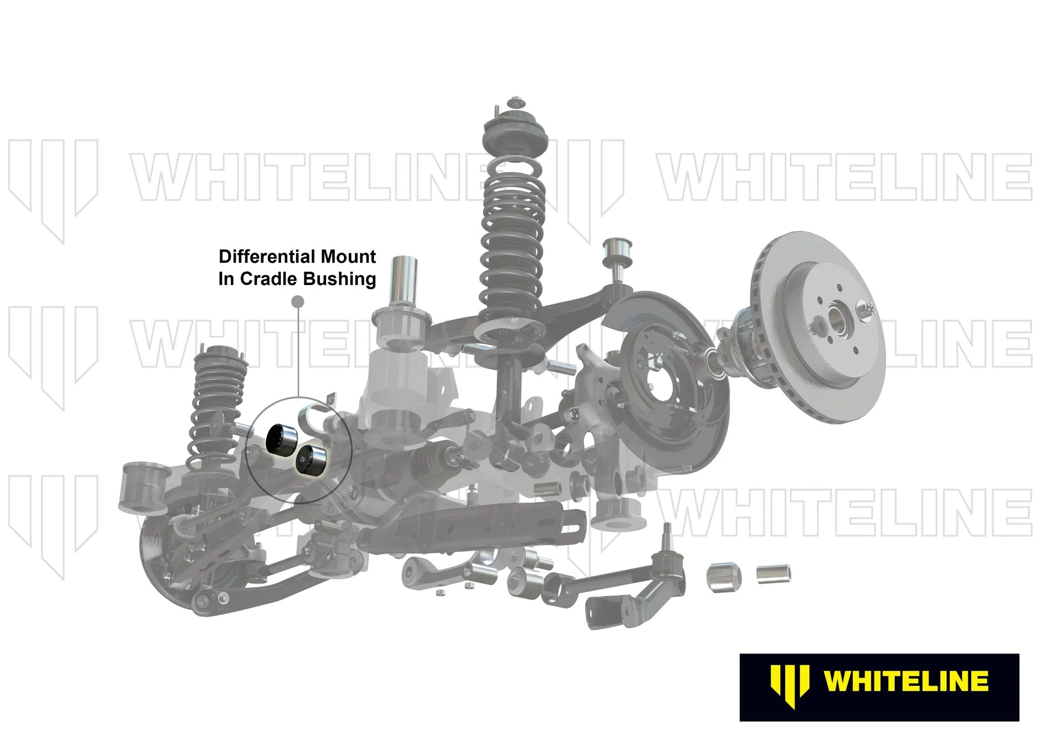 Rear Diff Mount Insert - WhiteLine