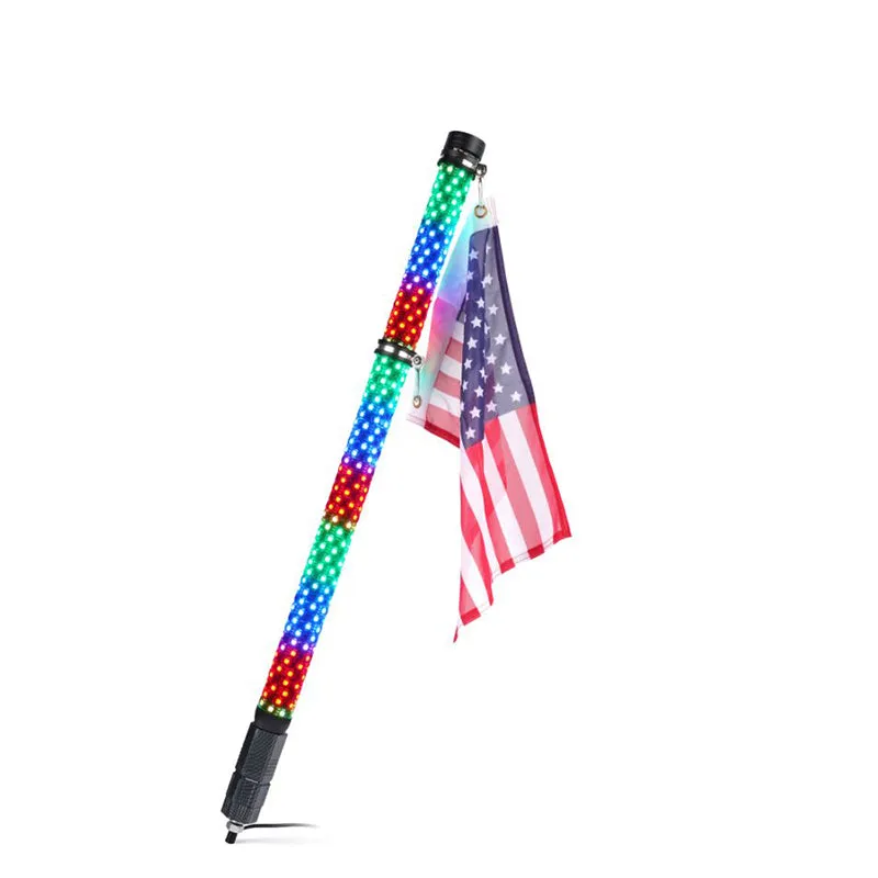 RGB-W Fat Whip Lights with Quick Release Mount
