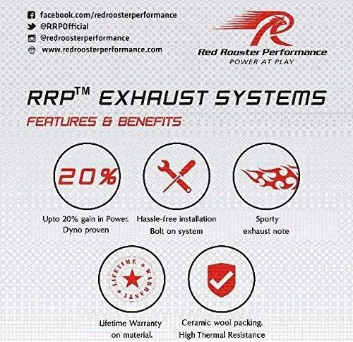 Royal Enfield Interceptor 650 Red Rooster Performance Exhaust Stellar