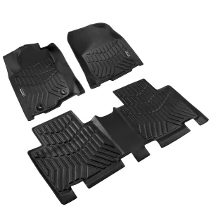 Season Guard 3D Floor Mat Liner, Toyota Rav4 2013-2018 Front and Rear Seat 3pc