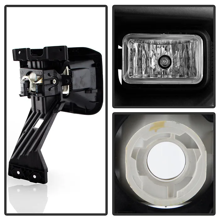 Spyder Fog Lights Ford F250/F350 Super Duty (20-22) [OEM Style w/ Switch] Clear Lens