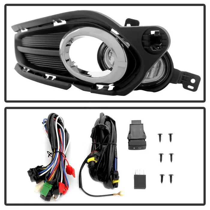 Spyder OEM Style Fog Lights Honda HR-V Vezel (16-18) [w/ Switch & Cover] Clear