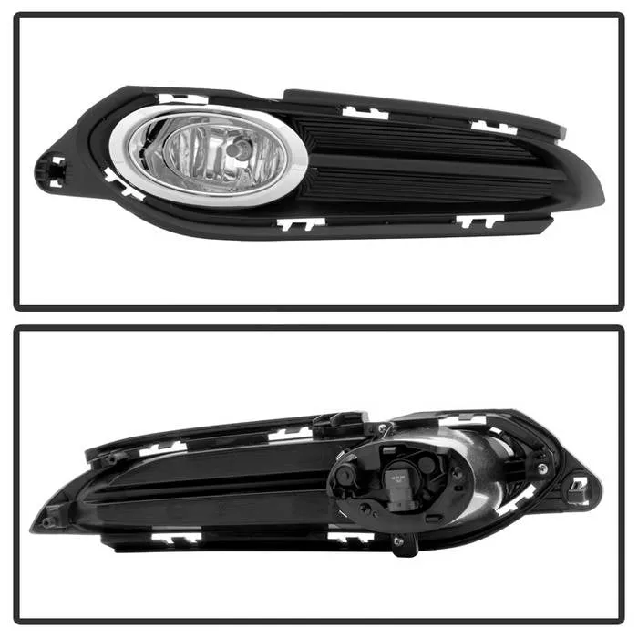 Spyder OEM Style Fog Lights Honda HR-V Vezel (16-18) [w/ Switch & Cover] Clear