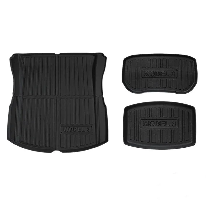 Tesla model 3 Highland All Weather TPE Front/Rear Trunk Mat