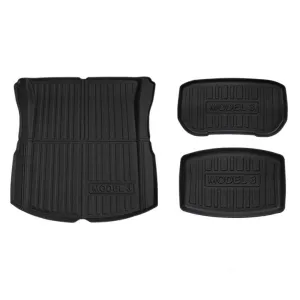 Tesla model 3 Highland All Weather TPE Front/Rear Trunk Mat